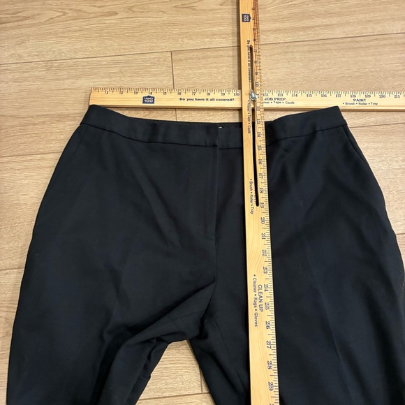 Kate Spade New York Black Ankle Cropped Bow Pant Cotton Size 14 - Picture 4 of 8